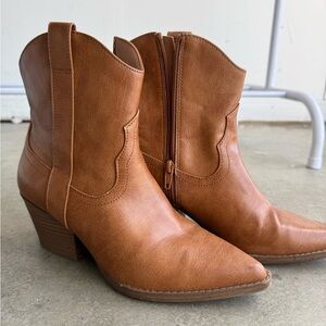 Target Brown Ankle Booties